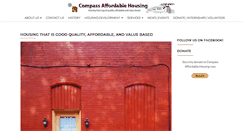 Desktop Screenshot of compassaffordablehousing.org